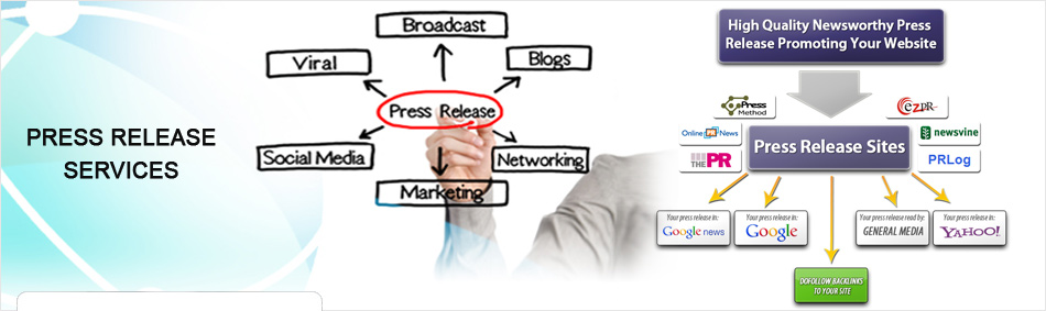 press release writing services in India, press release writing & submission services in India